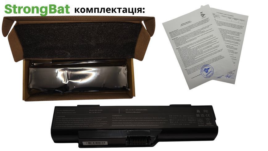 Батарея Lenovo 3000 G400, G410, C460, C461, C465, C510 Батарея для 5200mah 11.1V Li-Ion LE/G400 фото