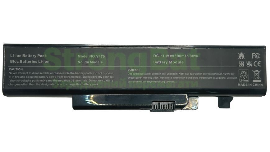 Батарея LENOVO L10S6F01 для IdeaPad: Y470A, Y470G, Y471P, Y570P, Y570, Y570A, Y570D, Y570M, Y570N 5200mAh 11.1V LE/Y470-5200 фото