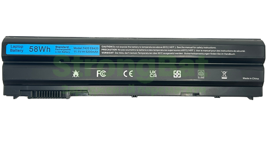 Батарея T54FJ (8858X) для DELL Latitude E6520, E6430, E5420, E6420 10.8V 5200mAh DE/7420-5200 фото