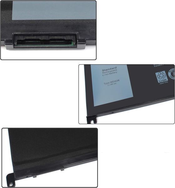 Батарея WDX0R (3CRH3) для DELL Inspiron 5378, 5565, 5770, 7560 11.4V 3680mAh 42Wh DE/WDX0R фото