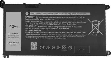 Батарея YRDD6 (1VX1H) для DELL Inspiron 3580, 5482, 5584 11.4V 42Wh DE/YRDD6 фото